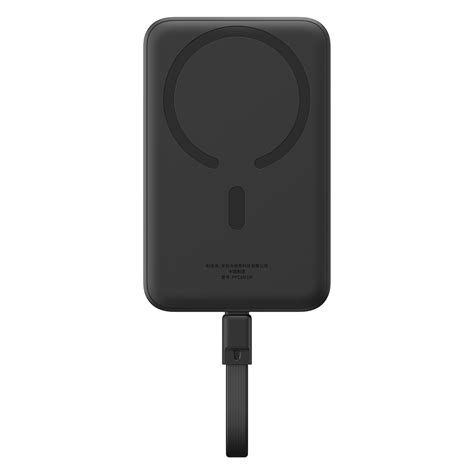 Внешний аккумулятор + Беспроводная зарядка Baseus Magnetic Mini Type-C ...