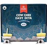 Buy Om Shanthi Pooja Made Pure Metal Cow Ghee Diya Batti Wicks