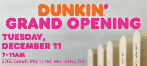 Dunkin To Host Grand Opening Celebration For First Next Generation