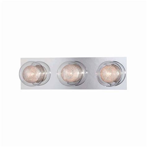 Hampton Bay Ashton Light Chrome Bath Bar Light Hbu The Home Depot