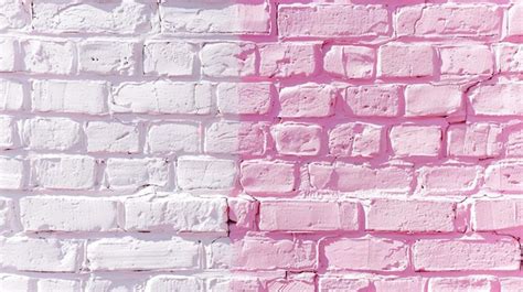 Premium Photo Abstract White Pink Brick Wall Texture Background