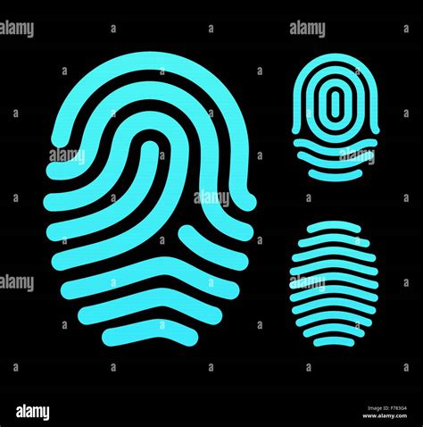 Fingerprint Types Loop Whorl Arch Hi Res Stock Photography And Images