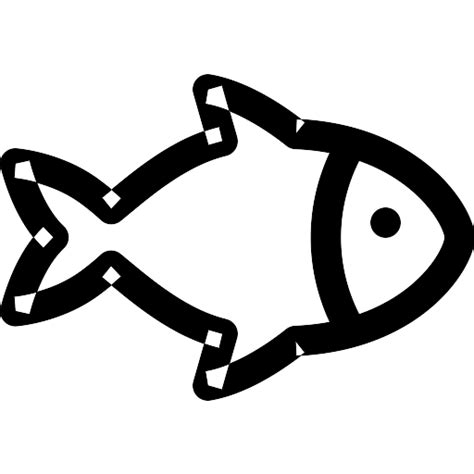 Fish outline icon svg png free download