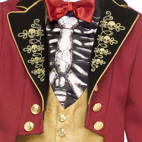 Skeletal Ringmaster Boy's Costume | Circus Costumes