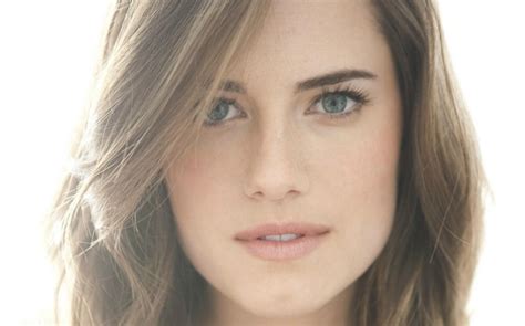 Women Model Blue Eyes Brunette Portrait Allison Williams Looking