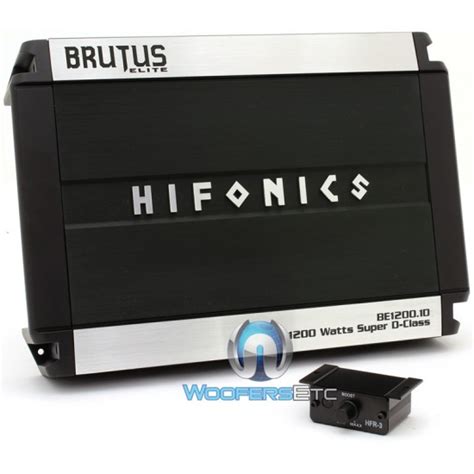 Be D Hifonics Monoblock W Rms Brutus Elite Series Class D