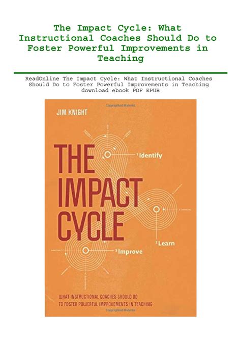 The Impact Cycle Epub 6