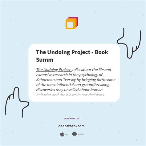 The Undoing Project - Book Summ - Deepstash