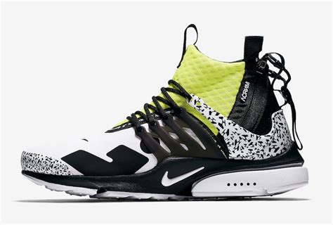 Acronym X Nike Air Presto Mid Dynamic Yellow Snkr