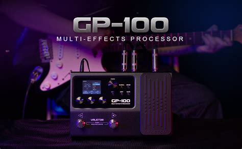 Valeton GP-100 Guitar Bass Amp Modeling IR Cabinets Simulation Multi ...