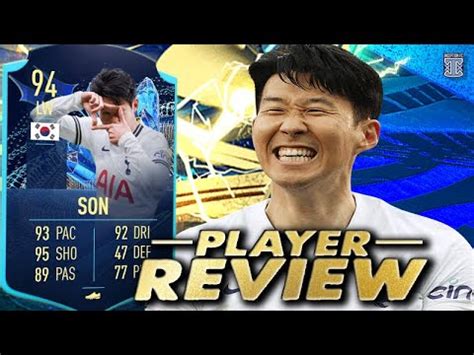 94 TEAM OF THE SEASON MOMENTS SON PLAYER REVIEW TOTS FIFA 23