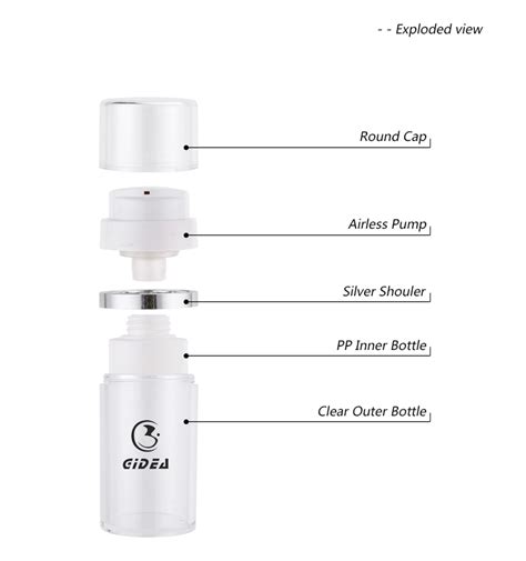 Plastic Airless Cosmetic Bottle With Pump Buy Plastic Cosmetic