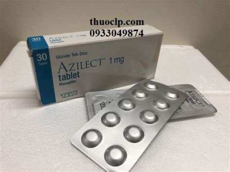 Thuốc Azilect 1mg Rasagiline điều Trị Bệnh Parkinson Giá Hộp 30v