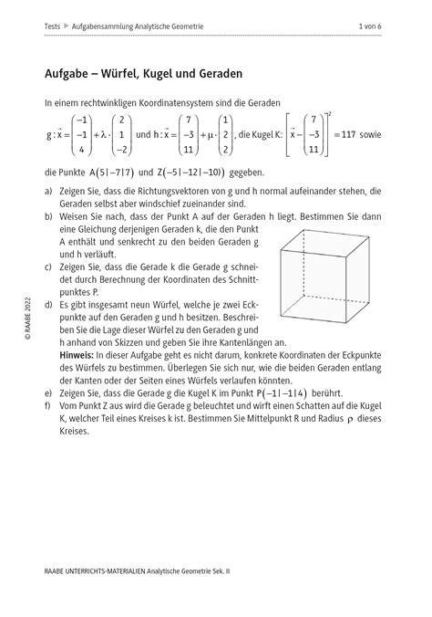 Sekundarstufe Unterrichtsmaterial Mathematik Geometrie