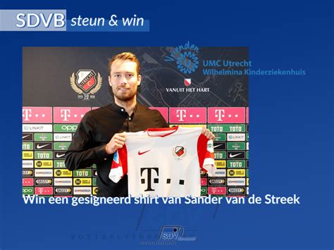 Win Een Gesigneerd Shirt Van Sander Van De Streek FC Utrecht SDV