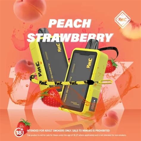 PODDIS VMC 12K Disposable Pod Peach Strawberry พช สตรอวเบอรร