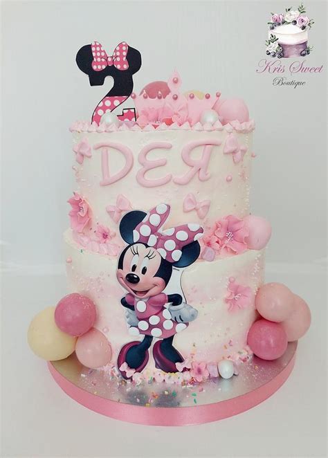 Minnie Mouse Cake Decorated Cake By Kristina Mineva Cakesdecor