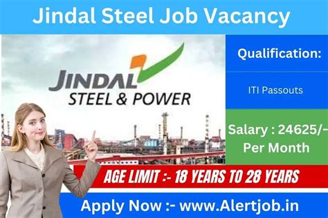 Jindal Steel Jobs For ITI Pass Outs 2023