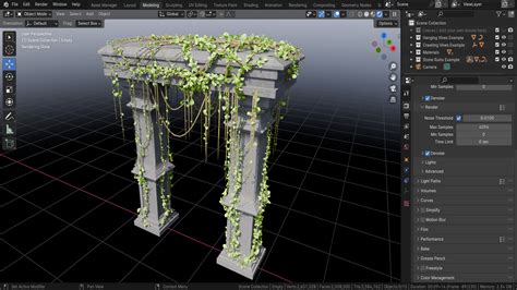 Blender 4 Jungle Vines Geometry Node Blender Market