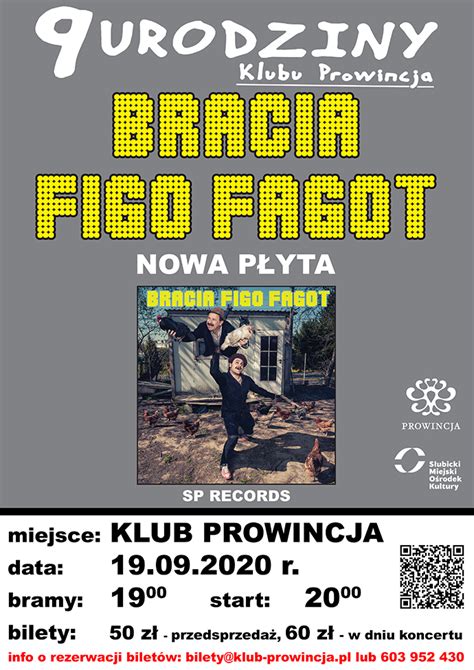 Koncert zespołu Bracia Figo Fagot Słubicki Miejski Ośrodek Kultury