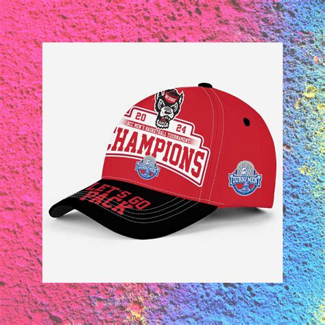 Nc State Wolfpack 2024 Acc Mens Basketball Tournament Champions Cap