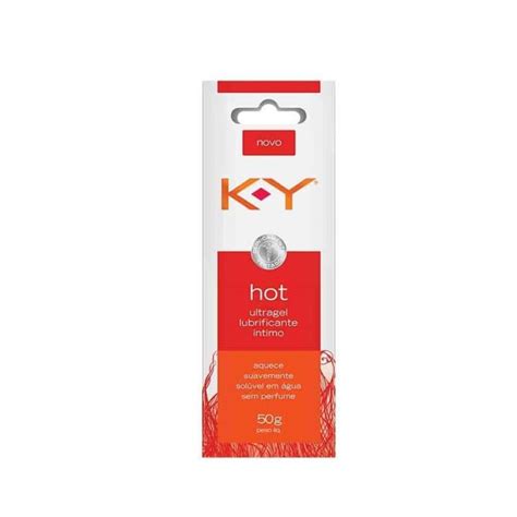 Gel Lubrificante Íntimo Hot K Y Ky Aquece 50g