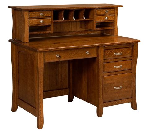 Berkley Desk with Optional Hutch from DutchCrafters Amish Furniture