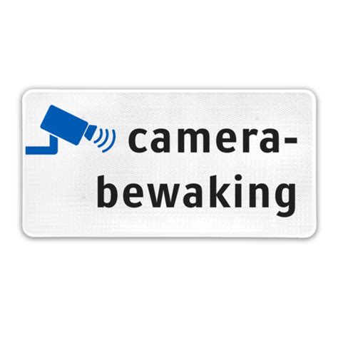 Bord Camerabewaking Kopen Reflecterend Bestel Nu