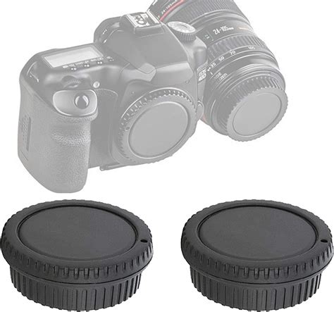 Amazon Camera Body Cap And Lens Rear Cap Cover Replacement Set