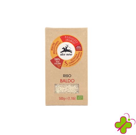 ALCE NERO RISO BALDO Biologico 500gr Farmasanitaria Dolce Infanzia Aversa