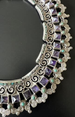 Matilde Poulat Matl Taxco Mexico Silver Amethyst Gem