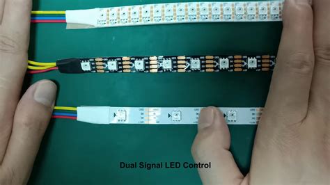 Ws Leds Rgb Addressable Led Strip V Youtube