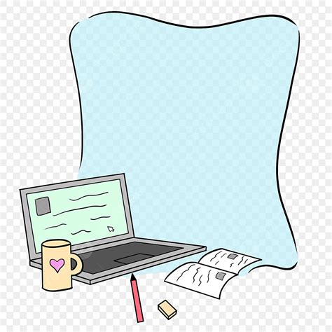 Learning Tools PNG Transparent, Cartoon Learning Tools Computer Frame ...