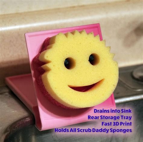 Smiley Sponge Dock 3D Model for Print Resale - Etsy