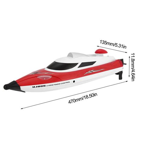 Buy Dccc Hj Cm G Rc Km H High Speed Racing Flipped Boat Rc