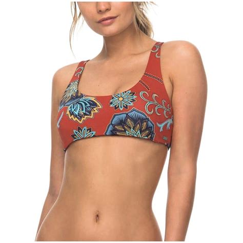 Roxy Softly Love Reversible Bikini Top Women S Evo