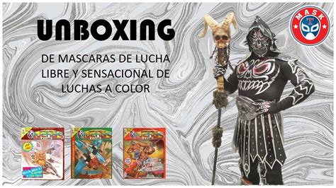 Unboxing De Mascara De La Parka Negra Y Revistas De Sensacional De