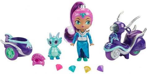 Fisher Price Shimmer Shine Zetas Scooter Doll Vehicle Toywiz