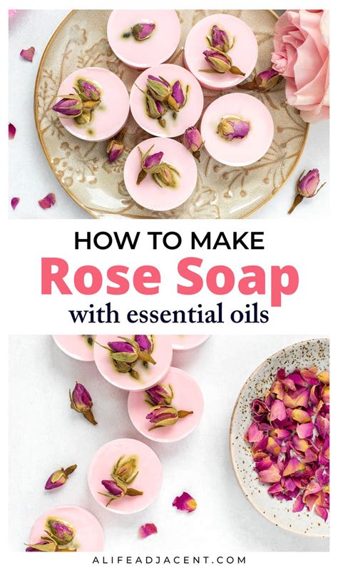 DIY Rose Soap 3 Melt And Pour Soap Recipes Easy Soap Recipes