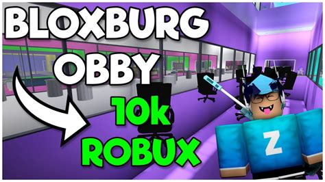 First To Beat My Bloxburg Obby Wins 10k Robux Youtube