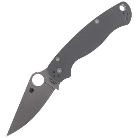 Nóż Spyderco Para Military 2 G 10 Dark Gray Maxamet Plain C81gpdgy2