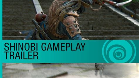 For Honor The Shinobi Samurai Gameplay Trailer Youtube