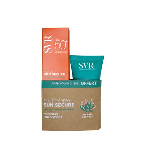 Svr Sun Secure Fluide Spf Ml Lait Apr S Soleil Ml Offert