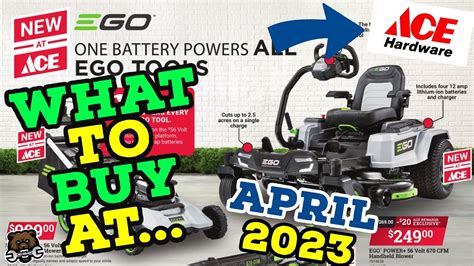 What To Buy This Month At Ace Hardware April Youtube