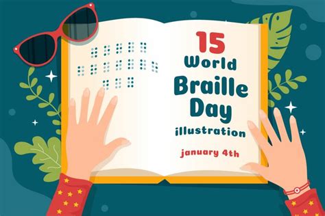 15 World Braille Day Illustration