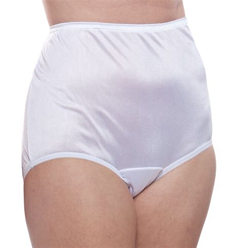 Women S Classic Nylon Full Coverage Brief Panty By Teri Lingerie