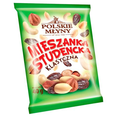 Polskie Młyny Mieszanka studencka klasyczna 40 g Torimpex Toruń