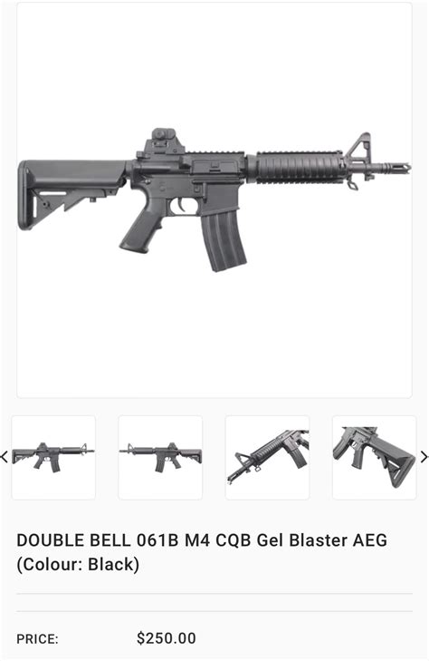 double bell M4A1 CQB : r/GelBlaster