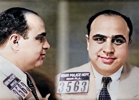 Al Capone Mugshot Colorized Photograph by Dan Sproul - Fine Art America