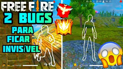 2 BUGS PARA FICAR INVISÍVEL NO FREE FIRE 2 YouTube